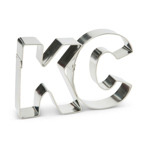 "KC" 2 Piece Cookie Cutter Set