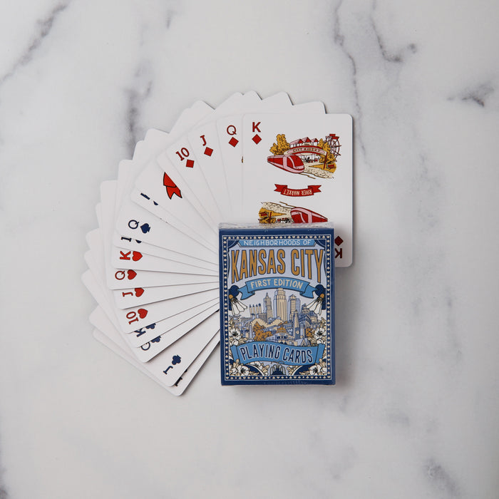 KC Labyrinth Neighborhoods of Kansas City Playing Cards