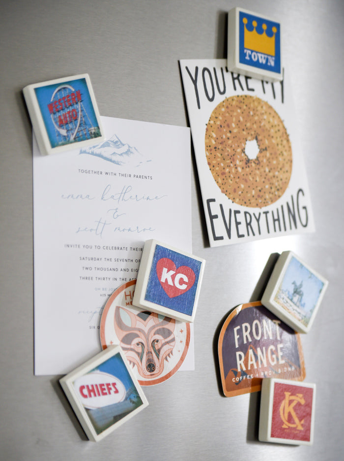 KC Logo Magnet - Red & Yellow