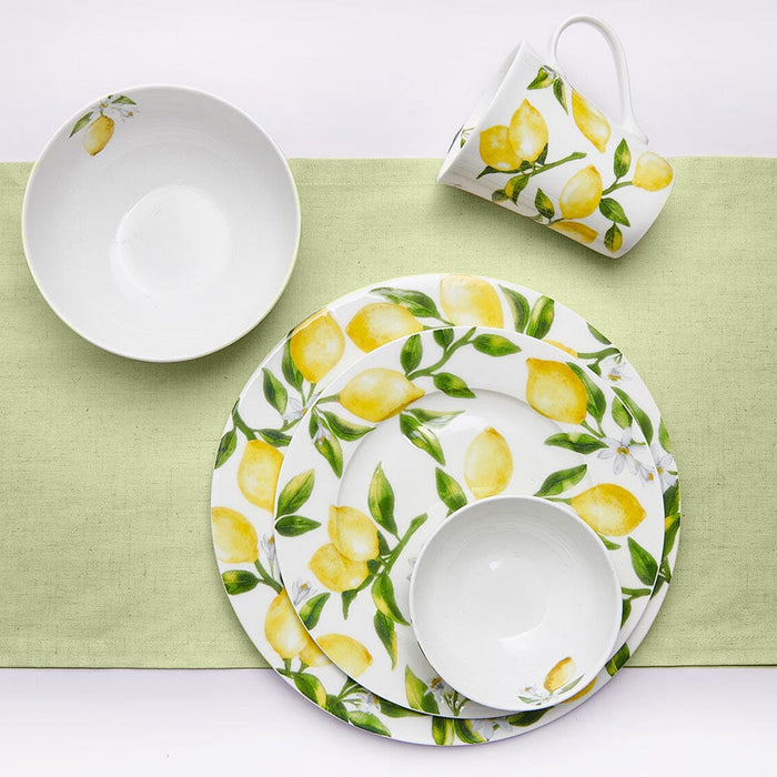 Lemons Set of 4 Salad Plates
