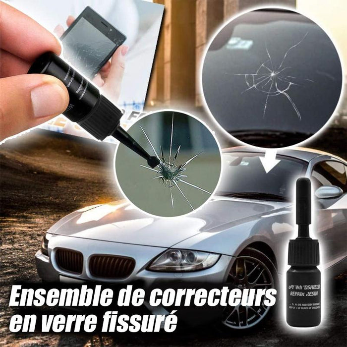 Liquide de réparation pour nano verre automobile ciaovie