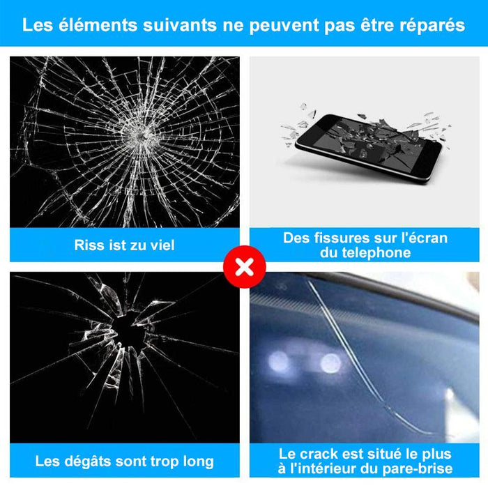Liquide de réparation pour nano verre automobile ciaovie
