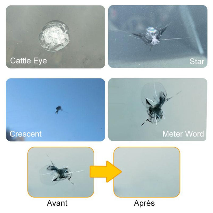 Liquide de réparation pour nano verre automobile ciaovie