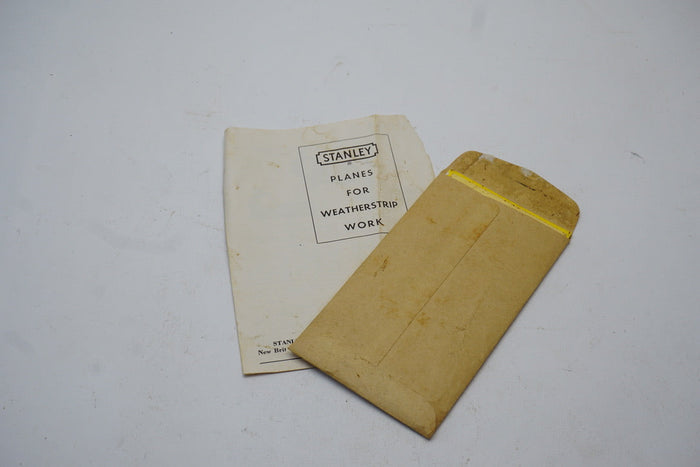 LOT OF 3 STANLEY PLANE BROCHURES - 1950s
