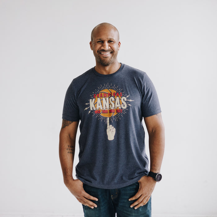 Loyalty KC KU Championship Basketball Tee