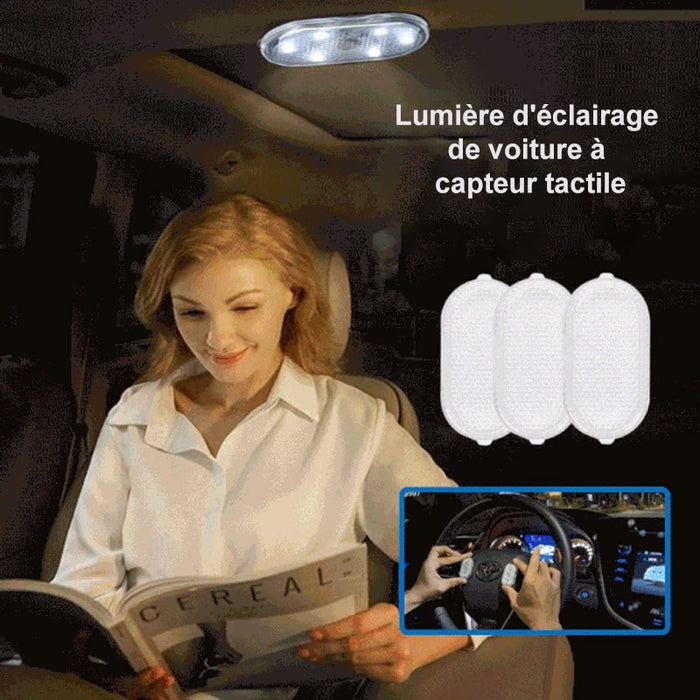 Lumière d'éclairage de voiture à capteur tactile ciaovie
