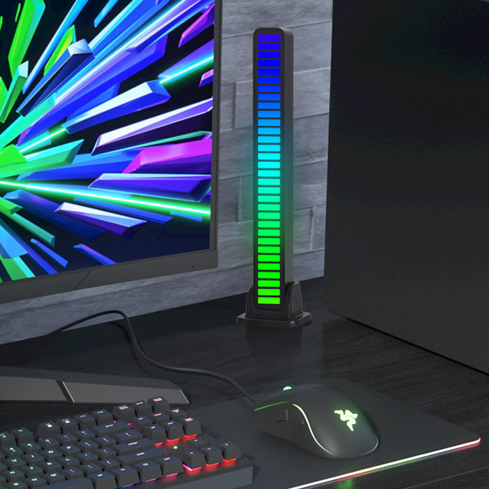 Lumière Rythmique Avec Micro LED à Contrôle Vocale ciaovie