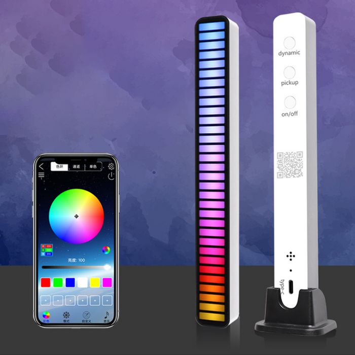 Lumière Rythmique Avec Micro LED à Contrôle Vocale ciaovie