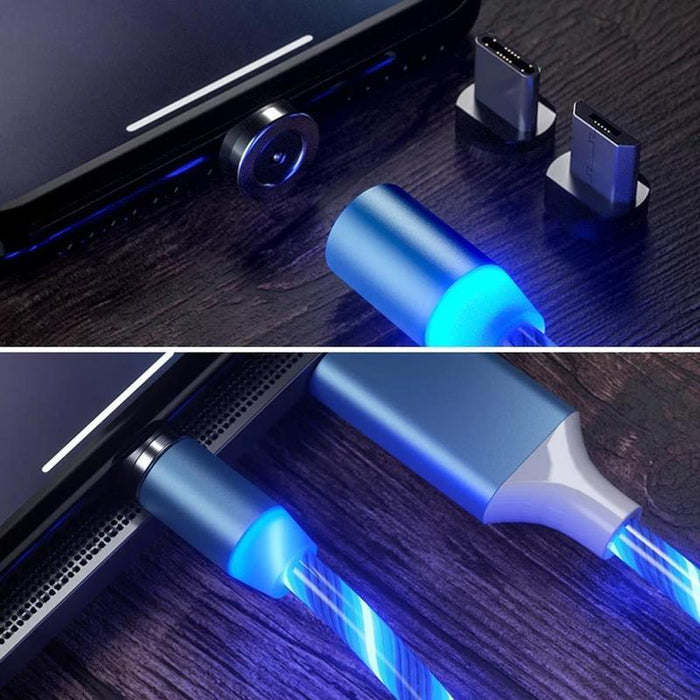 Magnétique Câble USB Chargeur avec LED ciaovie