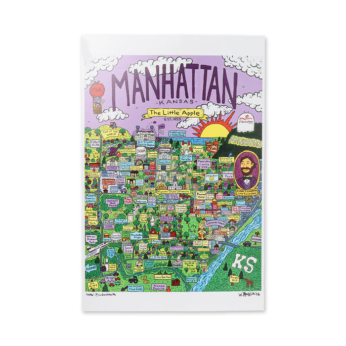 Manhattan Print, W. Dave Keith