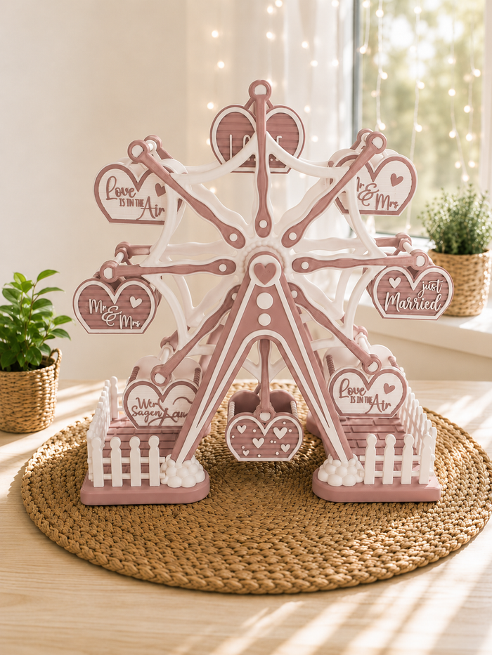 Riesenrad Herzensmoment, detailreiche Gestaltung, von CozyLabs Design