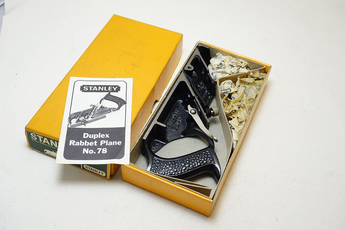 MIB STANLEY NO. 78 DUPLEX RABBET PLANE