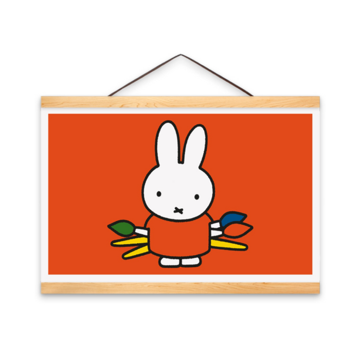 Miffy the Artist Wall Art