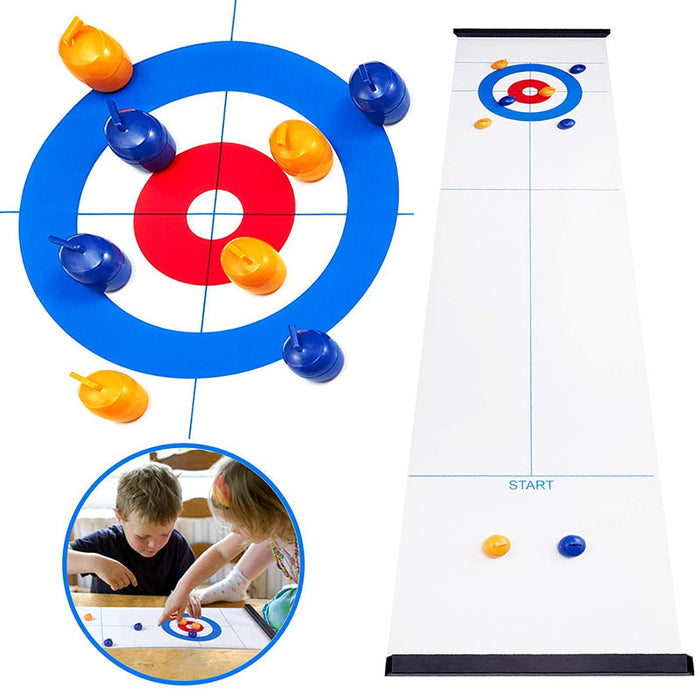 Mini jeu de curling de table ciaovie