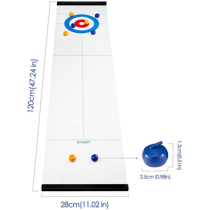 Mini jeu de curling de table ciaovie