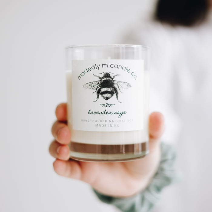 Modestly M Candle Co. Lavender Sage