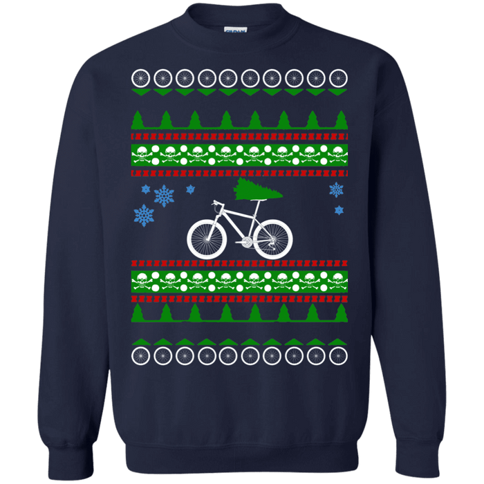Mountain Bike ugly christmas sweater sweatshirt