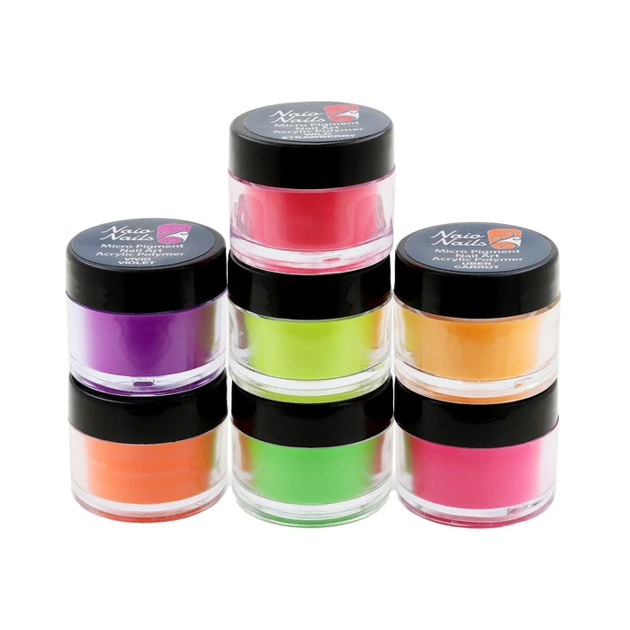 Neon Collection Acrylic Powder - Set of 7   Naio Nails