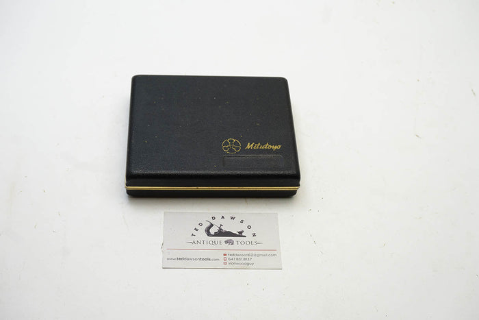 NIB MITUTOYO THICKNESS GAUGE 0-1" RANGE .001 GRADUATION