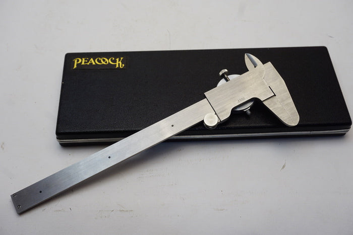 NOS MADE IN JAPAN 6" PEACOCK DIAL CALIPER - STAINLESS STEEL