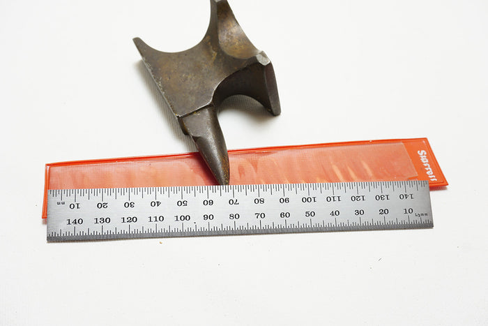 NOS STARRETT NO. C635 METRIC STEEL RULE - 150MM
