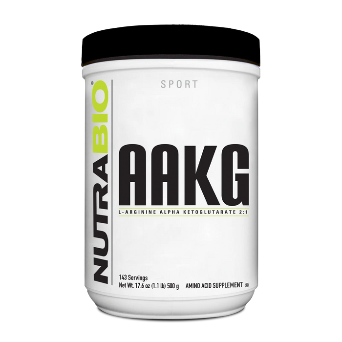 NutraBio - AAKG L-Arginine Alpha Ketoglutarate 2:1 Powder