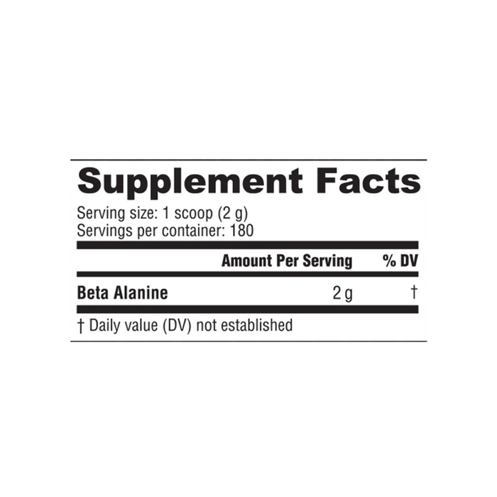 NutraBio - Beta Alanine Powder