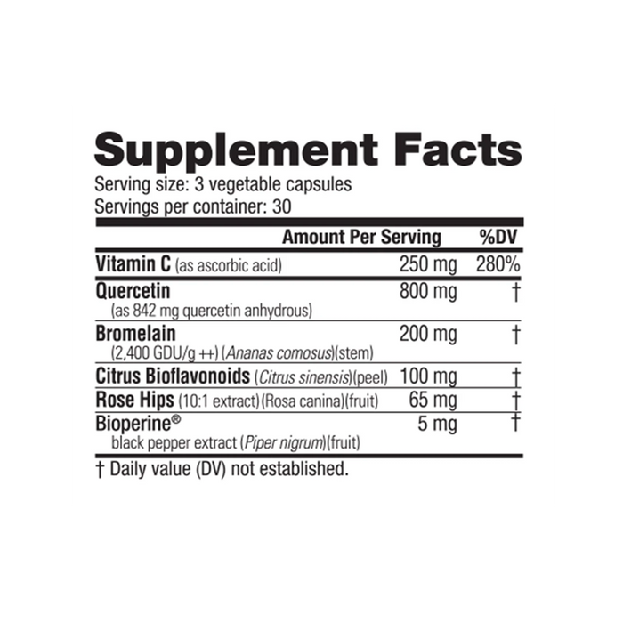 NutraBio - Quercetin Advanced - 90 Capsules