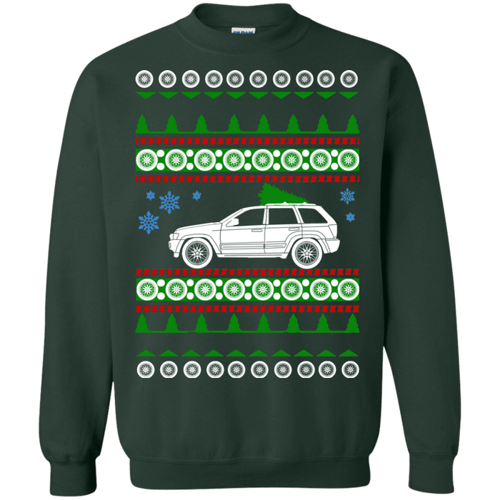 off road american vehicle Grand cherokee ugly christmas sweater 2006 sweatshirt
