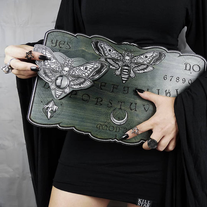 Ouija Board - Silver Death's head moth