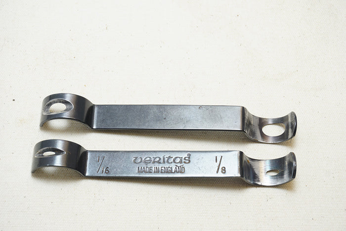 PAIR OF BLACK VERITAS CORNER SHAVES - 1/16 ~ 1/4"