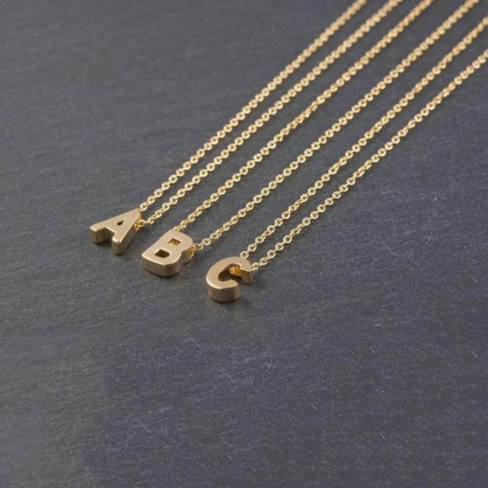 Personalized 'That's my Name' Charm Letter Necklace DSers