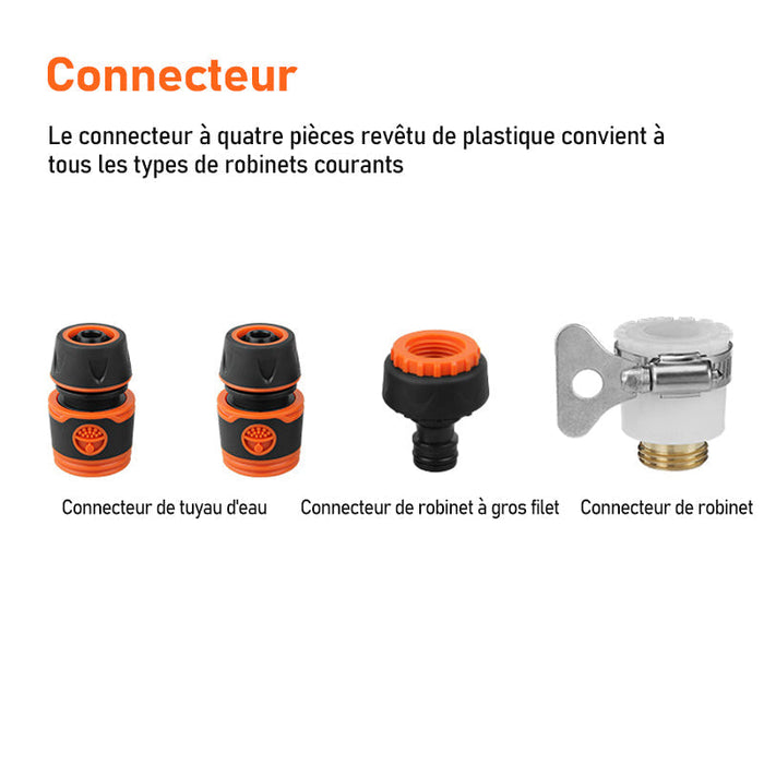 Pistolet d'arrosage à Haute Pression Réglable pour l'arrosage de Jardin ciaovie