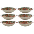 Pomegranates Ceramica Salerno 21cm Pasta Bowls (Set of 6)