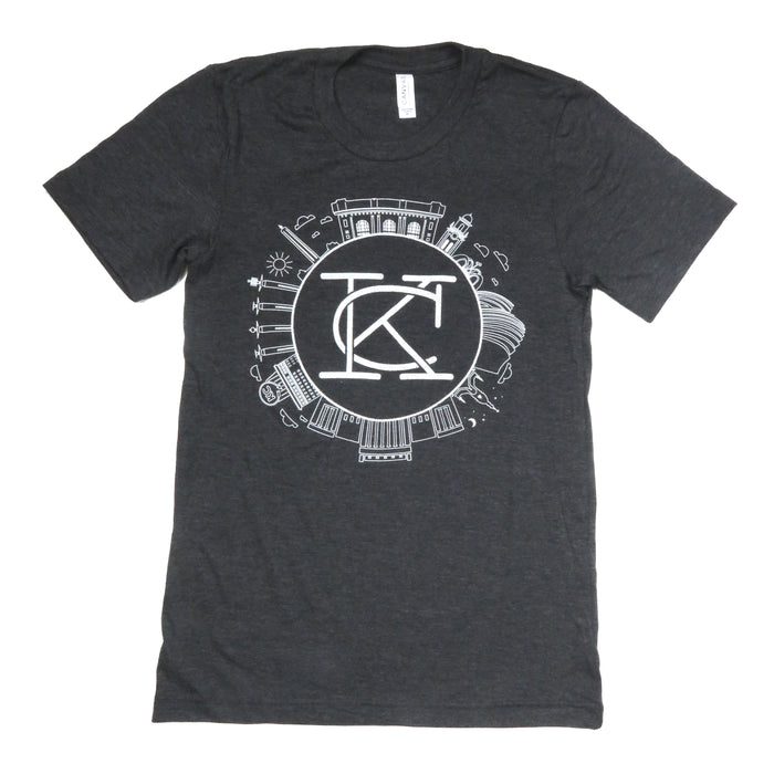 Press Monkey Studio KC Landmarks Tee
