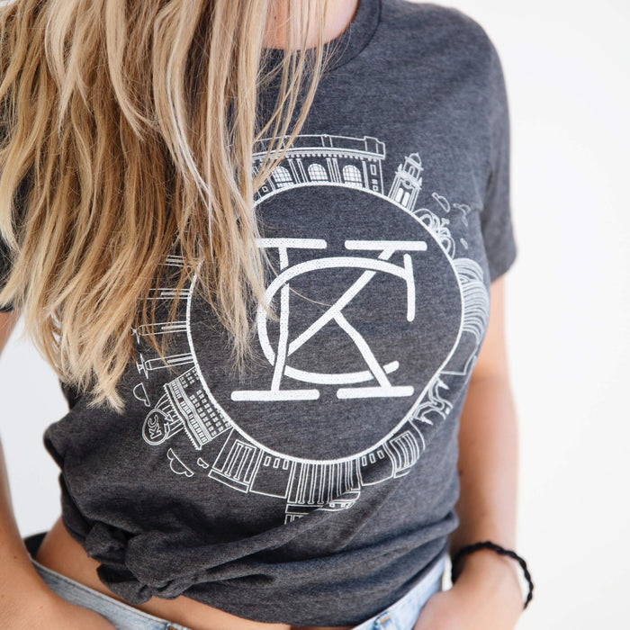 Press Monkey Studio KC Landmarks Tee
