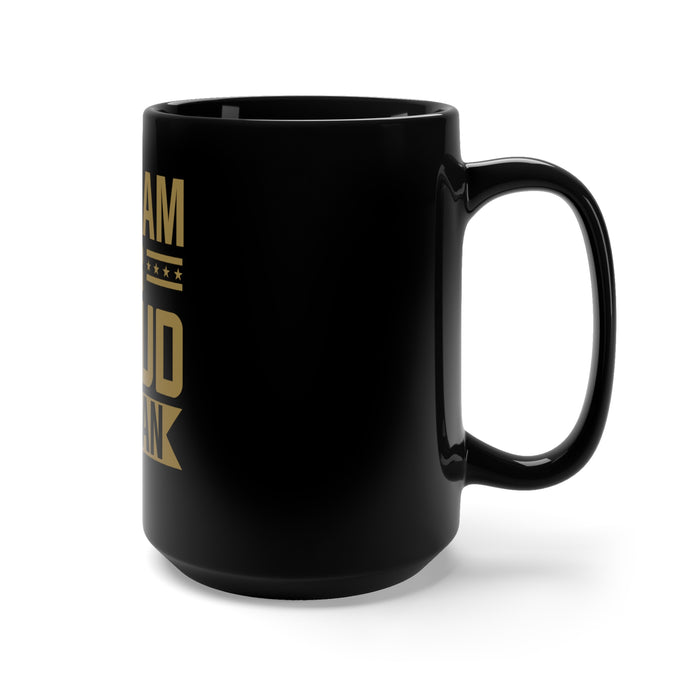 Proud Vietnam War Veteran: 15oz Military Design Black Mug