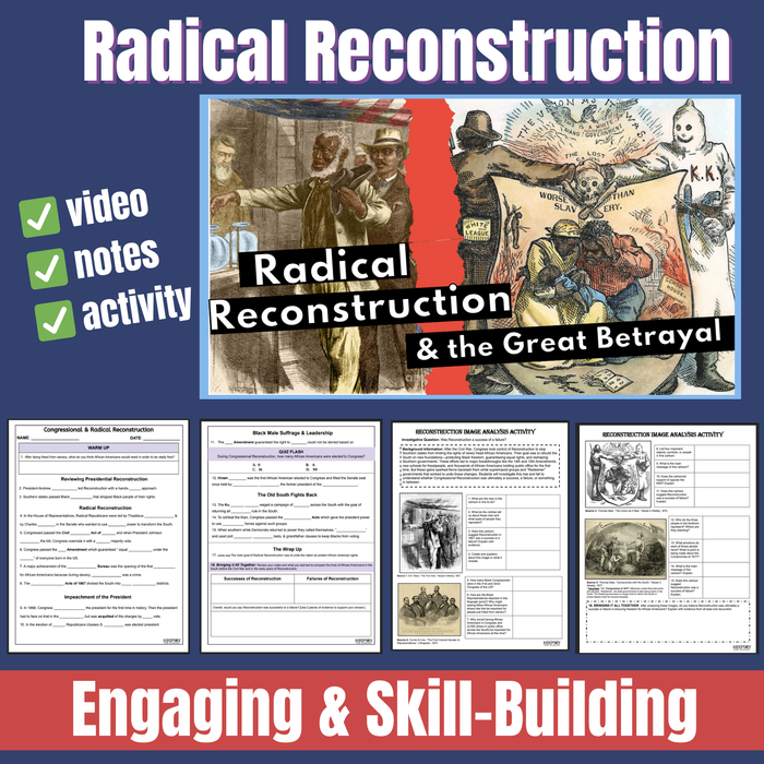 Reconstruction lesson plan