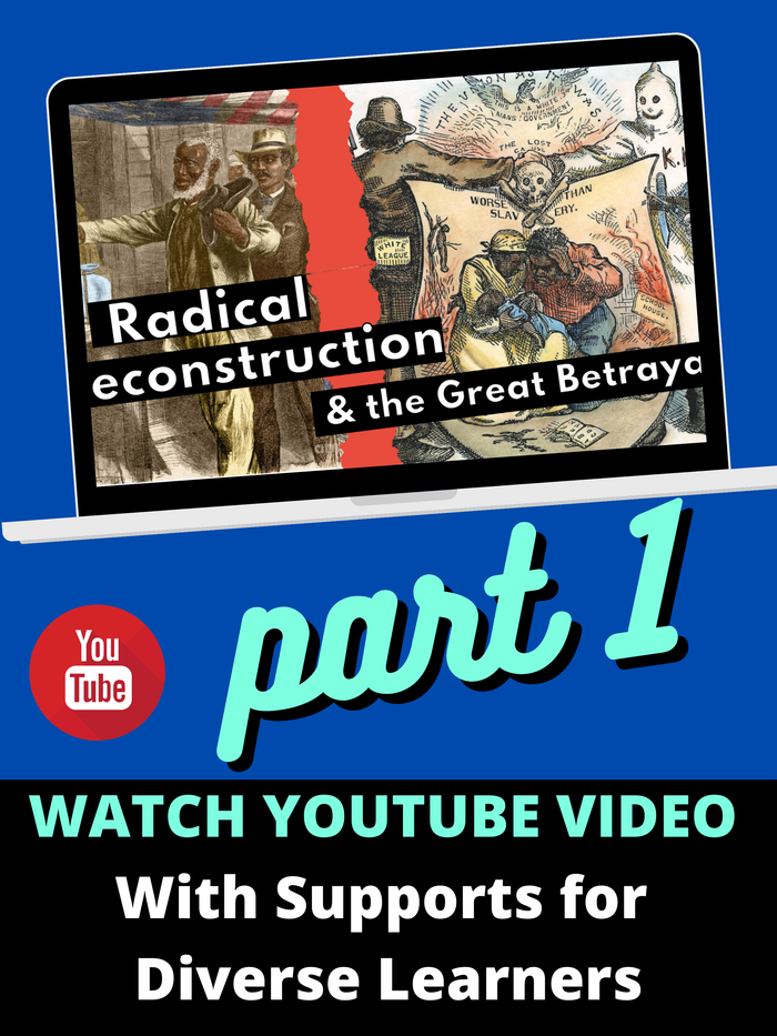 Radical reconstruction lesson activity