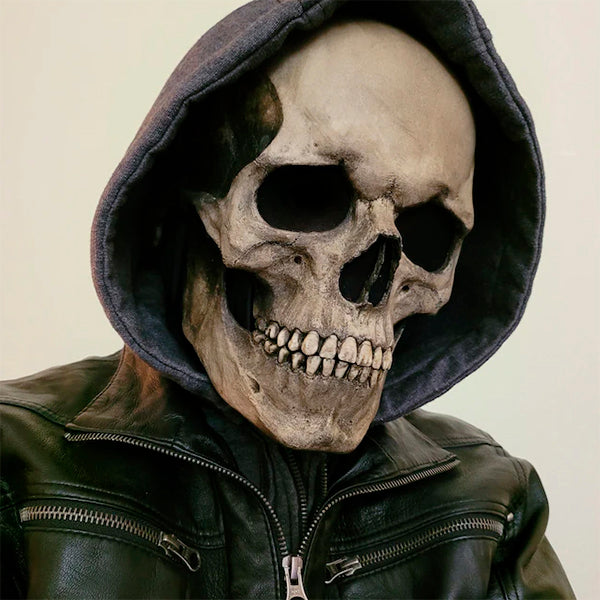 Realistic Skull Mask/Helmet with Movable Jaw MBBHA