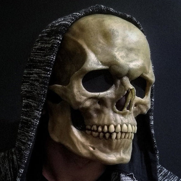 Realistic Skull Mask/Helmet with Movable Jaw MBBHA