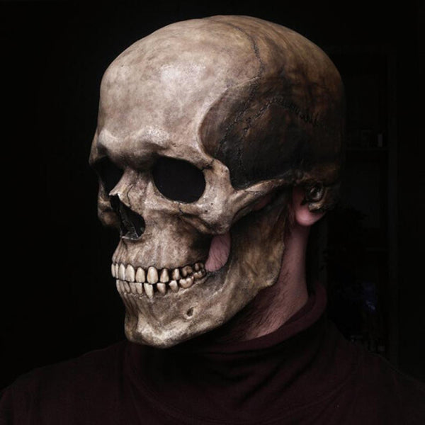 Realistic Skull Mask/Helmet with Movable Jaw MBBHA