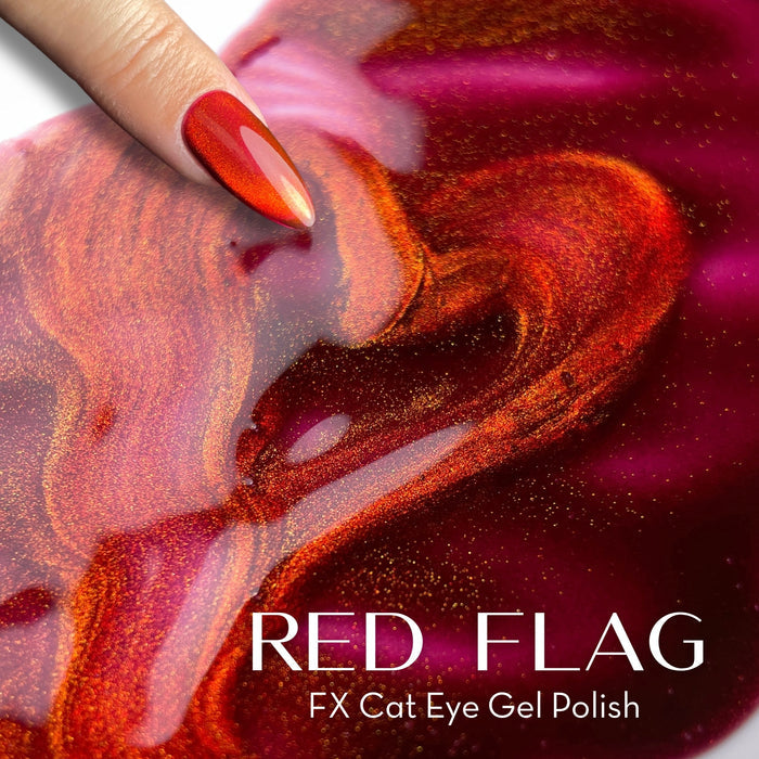 Red Flag | Cat Eye FX Gel Polish | 15ml | Fuzion FX