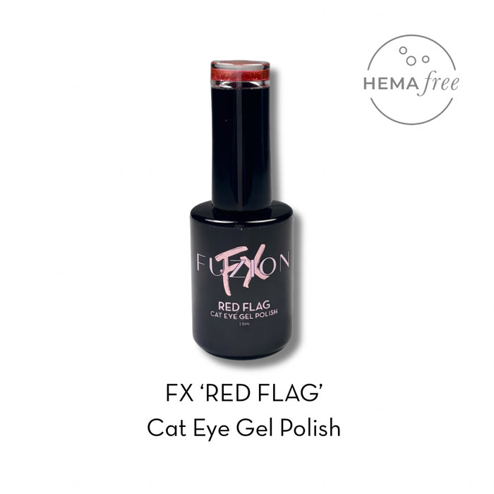 Red Flag | Cat Eye FX Gel Polish | 15ml | Fuzion FX