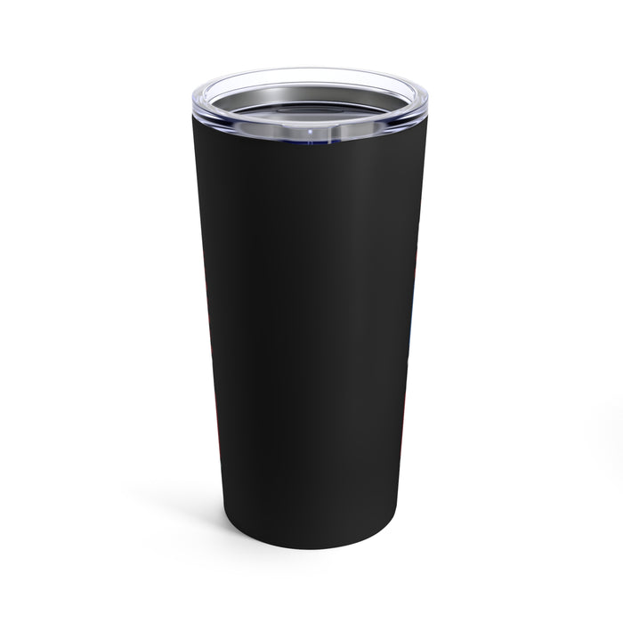 Regret Having Only One Life to Give: 20oz Military Design Tumbler - Black Background