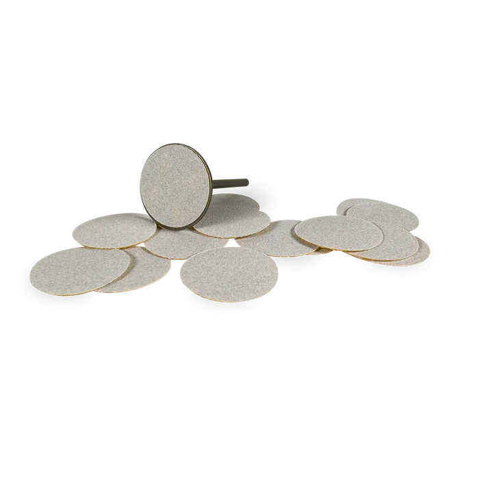 Replacement disposable white files for pedicure disc 100 grit M