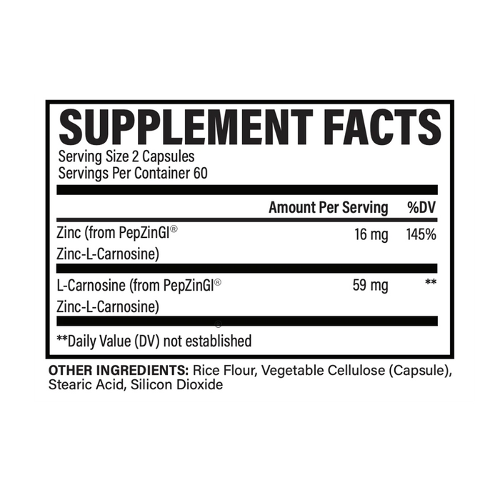 Revive MD - Zinc Carnosine - 120 Capsules