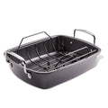 Roasting Pan: Nonstick Roaster Pan with Easy Serve Rack