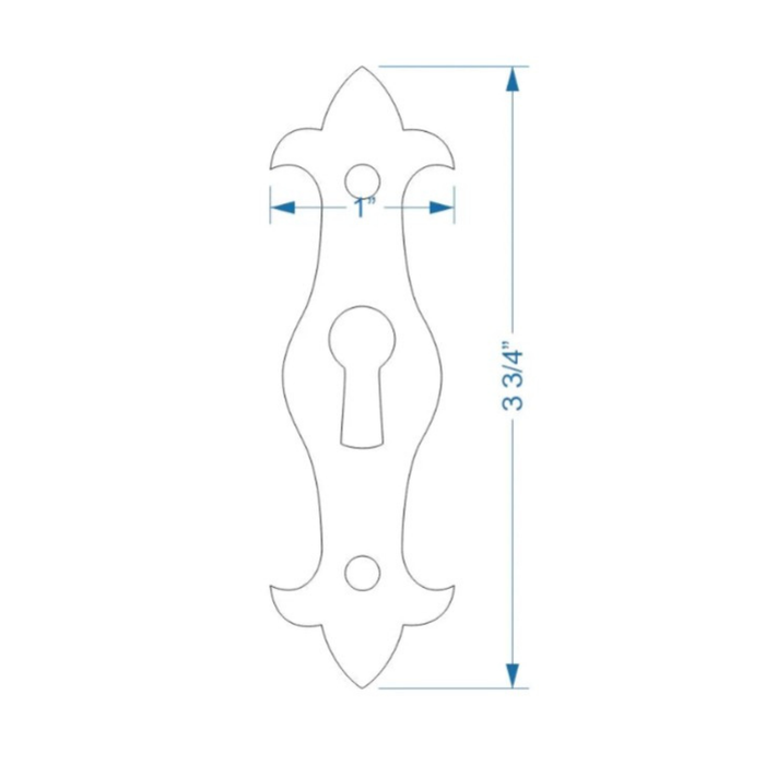 Romanesque Escutcheon Plate