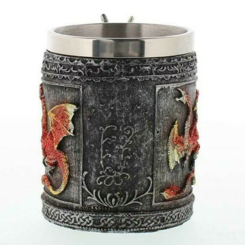 Royal Dragon Medieval Mug Polyresin & Metal